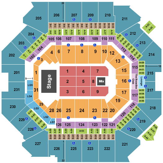 Barclays Center DaBaby Seating Chart